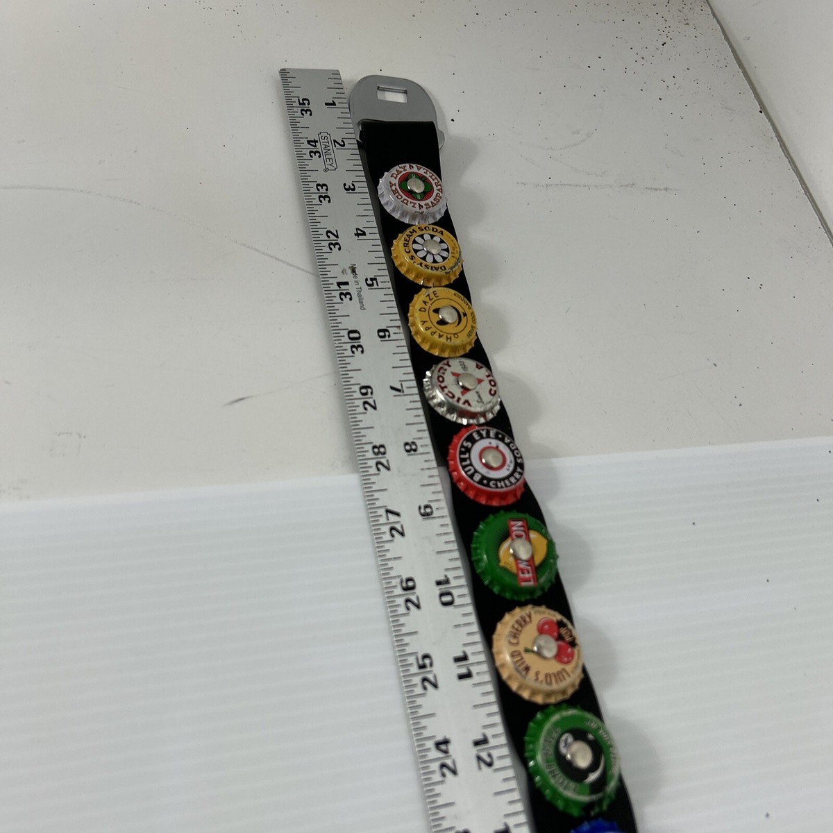 LE Most Recycled Beer Cap Belt Buckle Belt 30W View 3