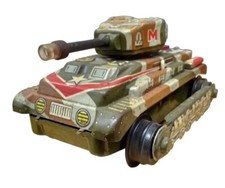 Nomura Tin Tank Toy Made In Japan Vintage Collectible Nostalgic Children's