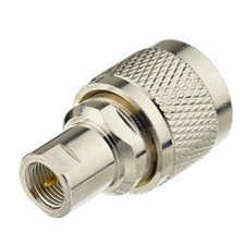 FME Male to UHF PL-259 Male Antenna Connector Adapter for Baofeng Ham Radio