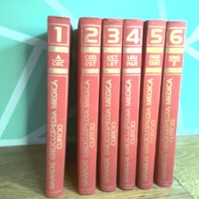 GRANDE ENCICLOPEDIA MEDICA CURCIO 6 VOLUMI 1976