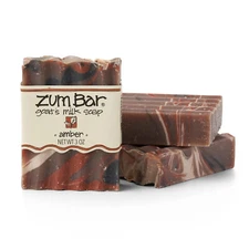 Zum Bar Goat's Milk Soap, Amber, 3 Ounces