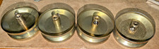 RARER tread pulleys 4 piece A C Gilbert Erector "NX" walking giant Original