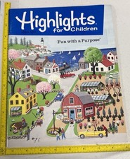 Highlights for Children Magazine April 1993 499 Vintage Kids Puzzles Stories