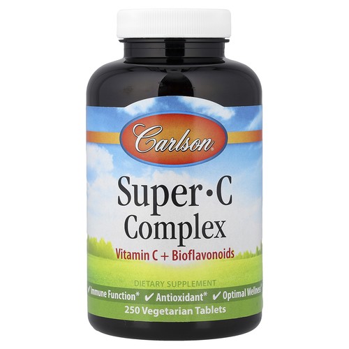 Super C Complex, 250 Vegetarian Tablets