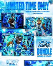 Carolina Panthers BLAST! Bundle - Custom Cards (Bryce Young, Rico Dowdle, T-Mac)