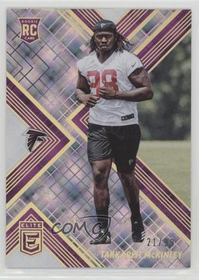 2017 Donruss Elite Rookies Purple 21/99 Takkarist McKinley #146 Rookie RC 1k5