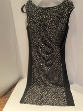 Ralph Lauren Summer Black/White Multi Sheath Dress Size 6 New With Tag