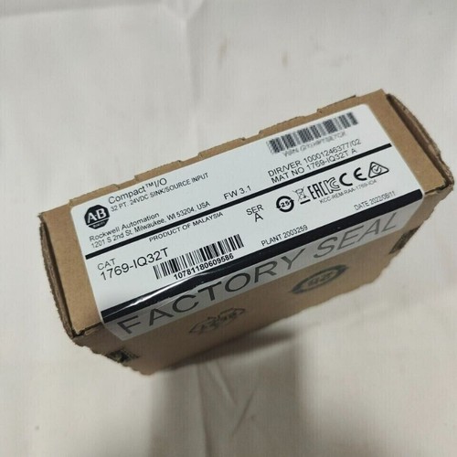 New Factory Sealed AB 1769-IQ32T Compact I/O 32Pt 24VDC Input Module US Free Tax - Picture 5 of 5