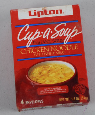 Inedible Expired: Vintage advertising Unopened / Sealed Lipton Cup a Soup