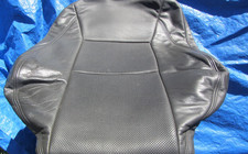 02-05 Saab 9-5 Aero Charcoal Perforated Driver Left Upper Leather Seat Cover 1pc