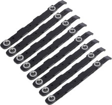 Black HDD Mounting Rails 8 Pack Hard Drive Brackets Durable PC Case Accessories