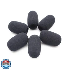 Saidbuds 6 Pack Microphone Windscreens, Dense Mic Foam Covers Windshields for