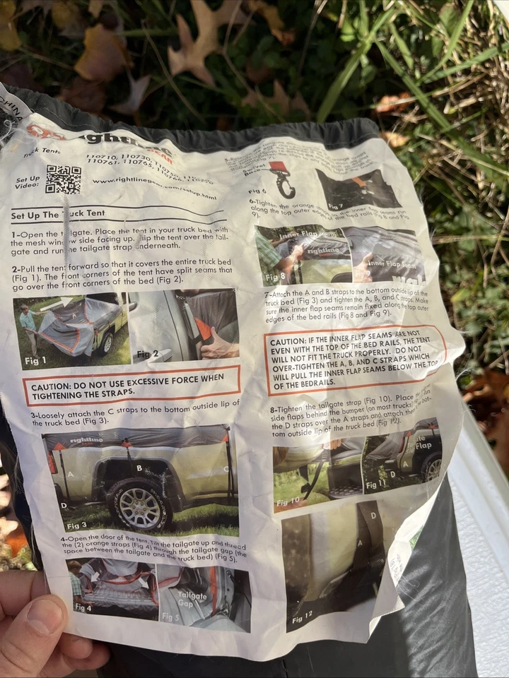 Tienda de campaña Rightline Gear Truck, 110765, 5’ tamaño mediano plataforma corta camión tienda Foto 3 de 4