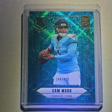 2025 Panini Donruss Elite Teal Rookie #101 Cam Ward /499 Tennessee Titans