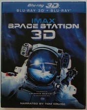 IMAX SPACE STATION BLU RAY 3D/2D + OOP LENTICULAR SLIPCOVER FREE USA SHIPPING