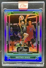 2025 Panini One and One WNBA Brittney Sykes Purple #/25 Storm