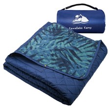 Outdoor Waterproof Blanket Foldable Fleece Stadium Blanket For Outdoor Sports Ev