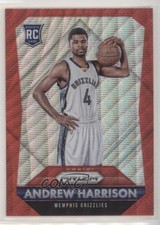 2015-16 Panini Prizm Rookies Ruby Wave Prizm 265/350 Andrew Harrison #343 f0v