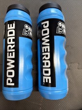 POWERADE (2) Squeeze Clutch Water Bottle 28oz NCAA Basketball March Madness Used