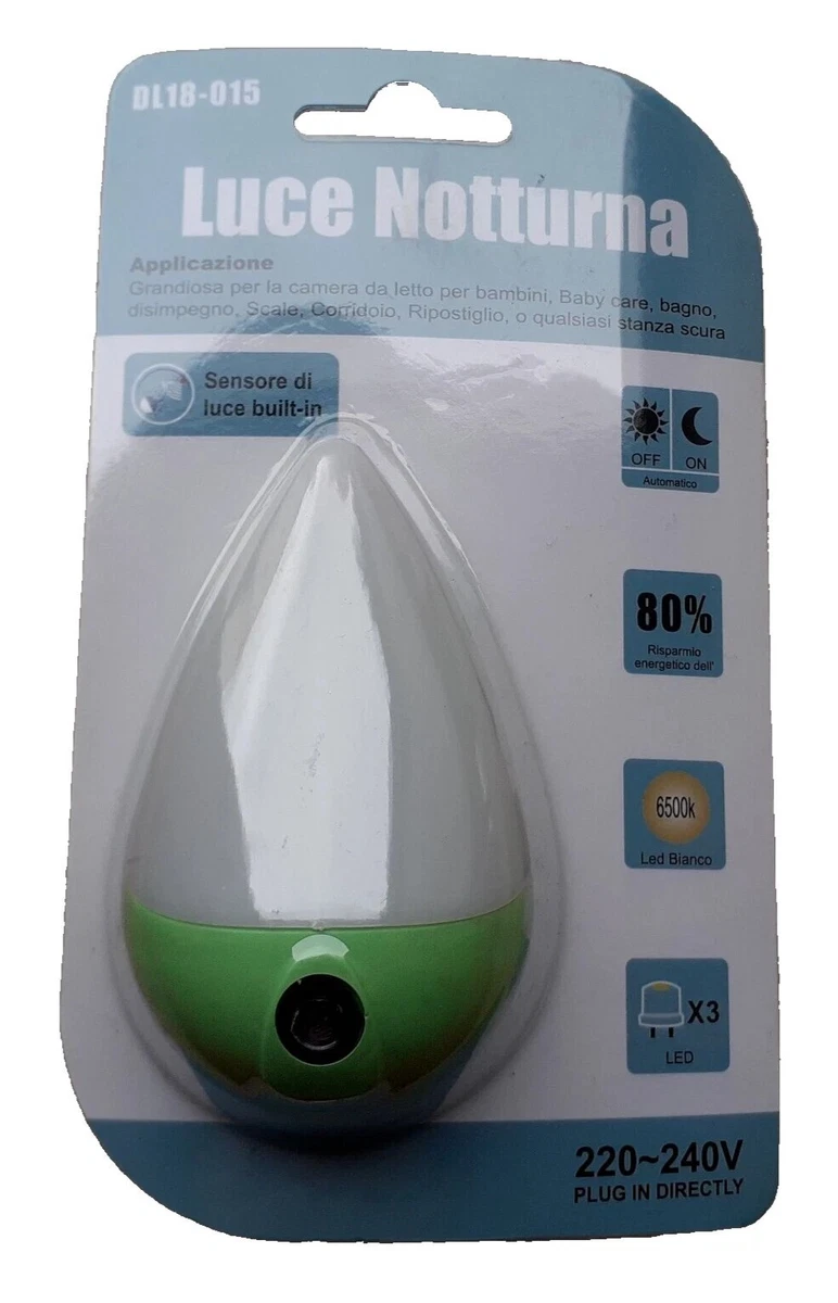 Luce Notturna Da Presa, [2 Pezzi] Luce Notturna Bambini Con Sensore Di - Foto 2