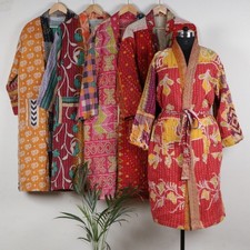 Assorted Vintage Kantha Jacket Kimono Lot Wholesale Winter Windbreaker Robe