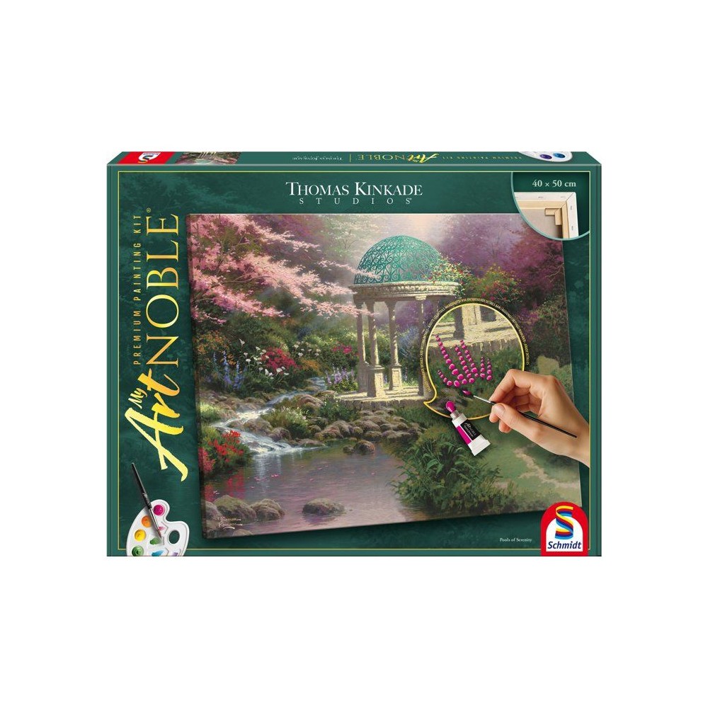 Kit de peinture acrylique My Art Noble Fontaine de sérénité Schmidt Spiele adulte