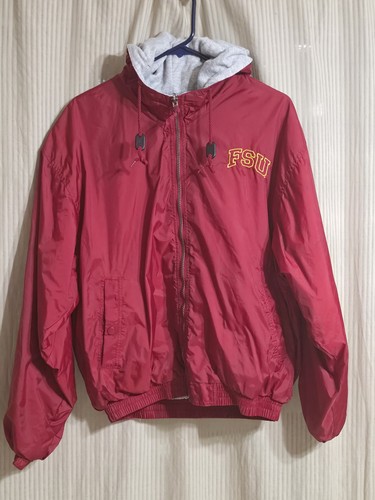 Vtge Florida State University Reversable Full Zip Jacket Name of The Game Brazos