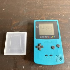 Teal Game Boy Color  CGB-001 Authentic Working + (Alleyway) - Read Description