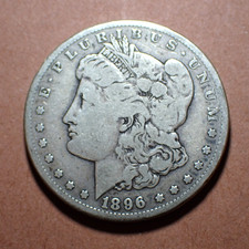 1896-S Morgan Dollar  VG