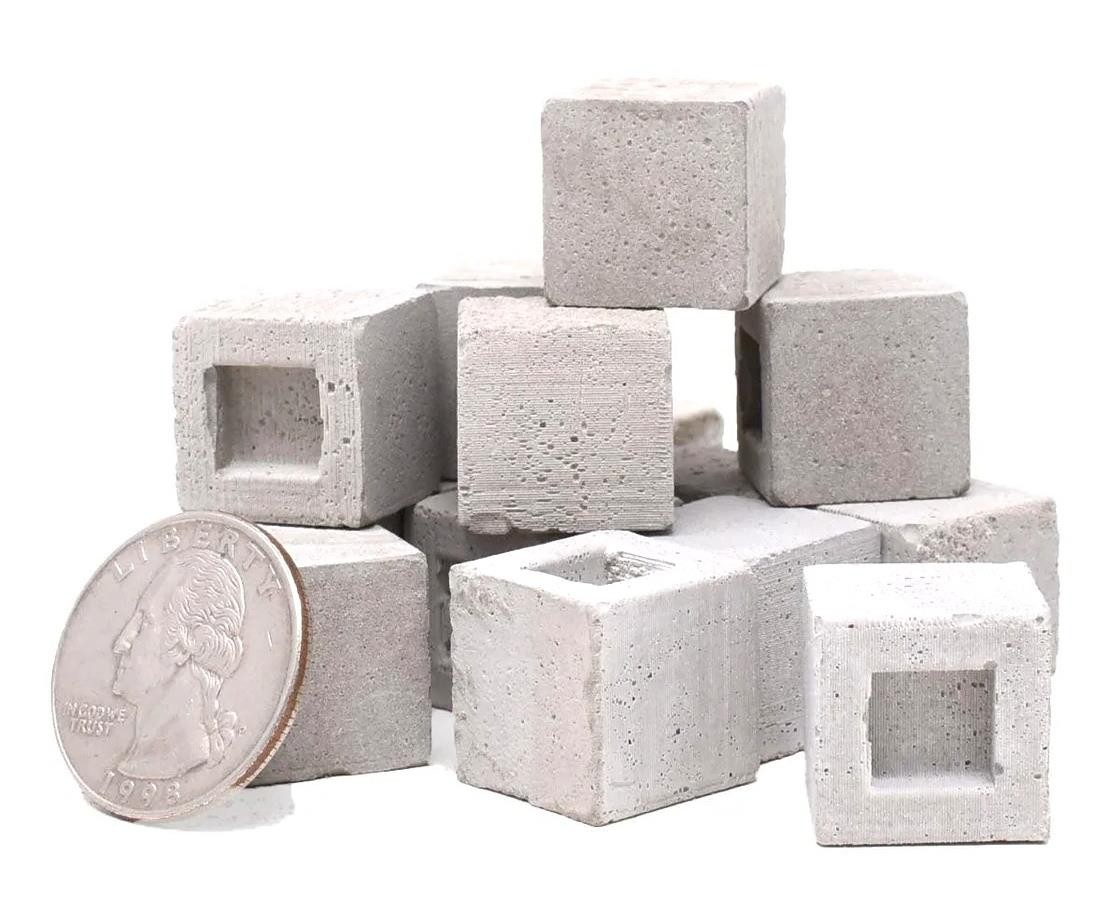 Dolls House Construct a Block Half Concrete Blocks Pk 15 Tops Building Component