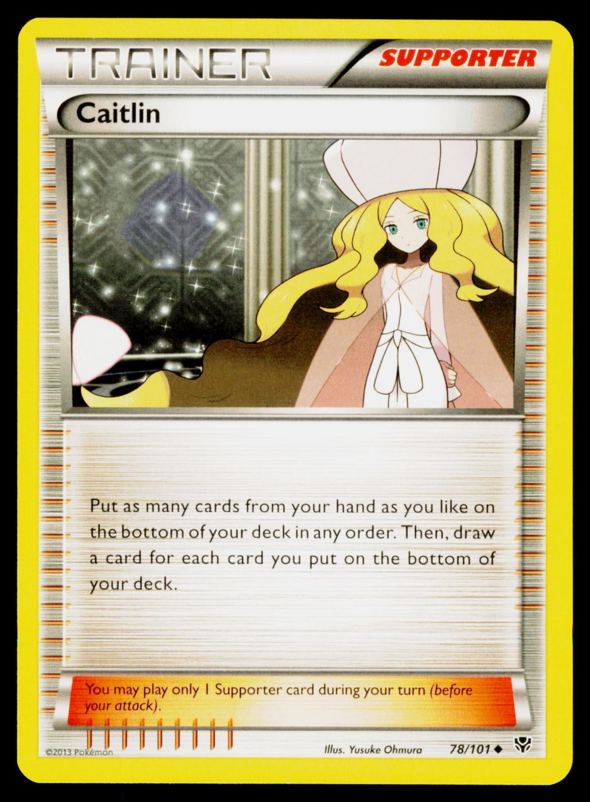 Caitlin - 78/101 NM Uncommon Plasma Blast Pokemon