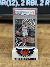 2018 Panini Select - Courtside Shai Gilgeous-Alexander #201 Zebra Prizm PSA 10