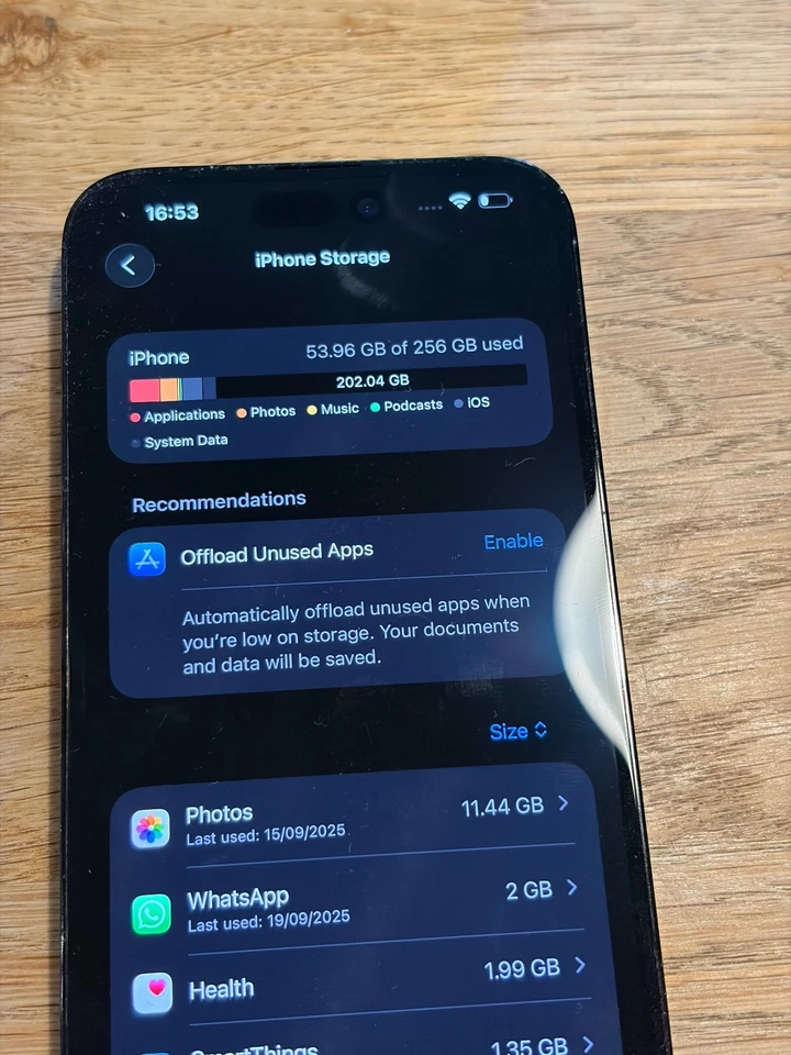 iPhone 14 Pro Max 256GB Unlocked Space Black 82% Battery - Image 4 of 4