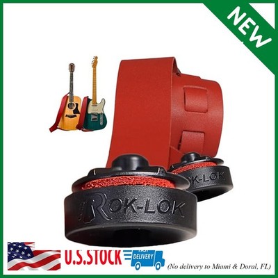Rok Lok Universal Quick Change Guitar Strap Lock - Guitar Strap Locks Set - Prot