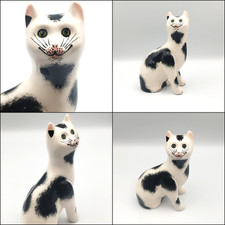 Griselda Hill Black and White Vintage Weymss Pottery Cat