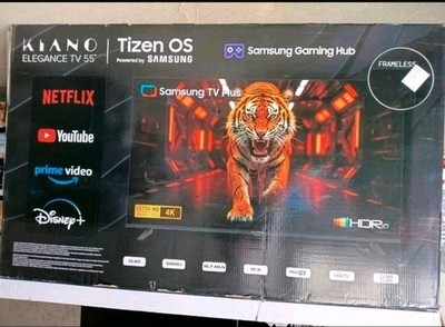 Kiano Smart TV 55 Zoll 4K UHD, Android 11, Dolby Audio, HDR10, Wi-Fi Miracast