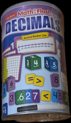 New Lakeshore Learning Math In A Flash Decimals Discovery Can. Grades 4-5