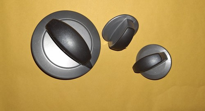 #ad #ad Kenmore Washer Knob Set of 3 Gray Silver W10327522 W10327523 $45.00