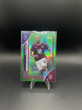 Jaydon Banel 2025-26 Topps Chrome Premier Green Refractor /99 Burnley #55 RC