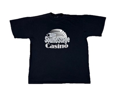 Vintage Bet Soundstage Casino T Shirt Promo Single Stitch size XL 90s 