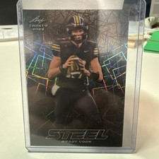 2023 Leaf Trinity (Mega Box) #S-13 Brady Cook Steel Lazer Black