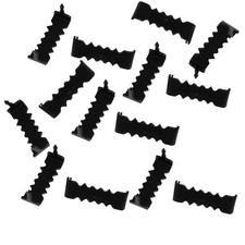 Premium Quality Steel 1 No Nail Sawtooth Picture Hangers - Black Oxide 10-Pack