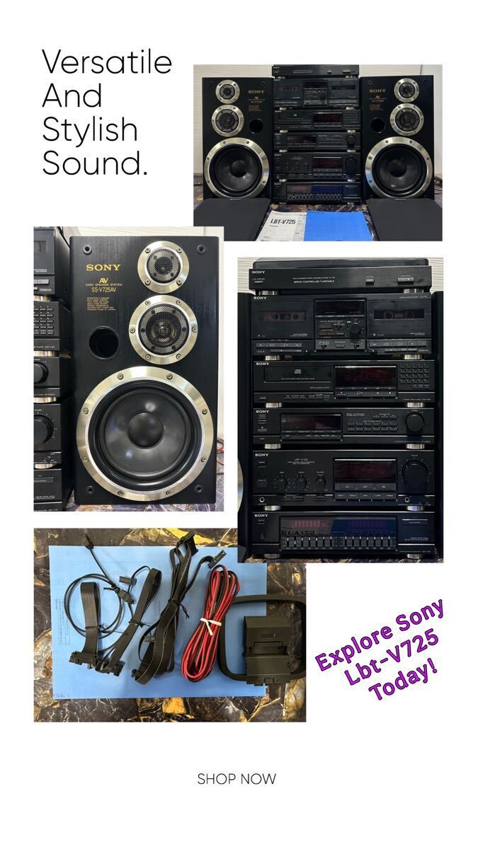 SONY LBT-V725 Bluetooth取付け費用 SONY LBT-V725 liberty 大型コンポ Bluetooth - メルカリ
