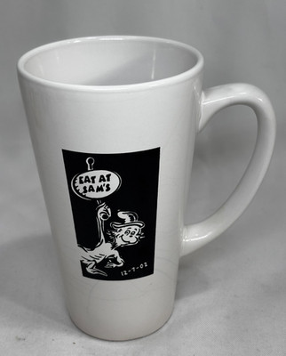 Cat in the Hat *EAT AT SAM'S* Coffee Cup - made by M-WARE