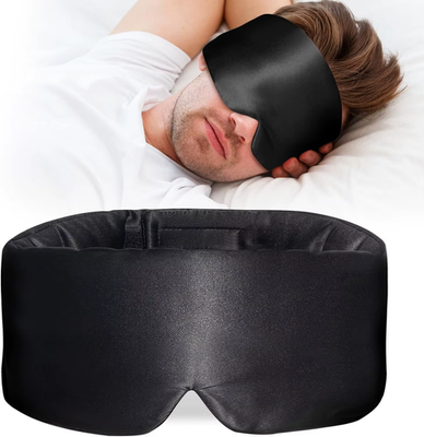 #ad #ad Silk Sleep Mask Large Eye Cover for Sleeping Comfortable and Pressure Free Sle $13.99