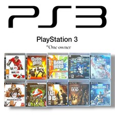 10 Game Bundle Sony PlayStation 3 PS3 Last Of Us Guitar Hero Genesis Sport Lot