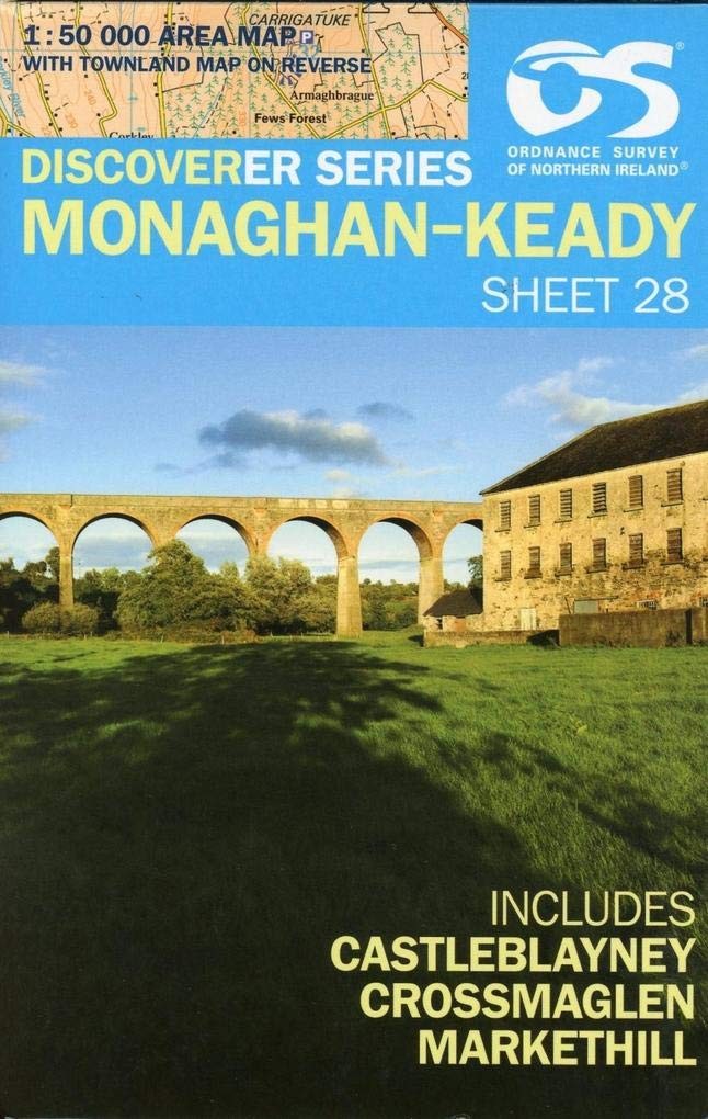Monaghan-Keady Map Castleblaney by Ordnance Survey of Northe (Map 2017) - Image 6