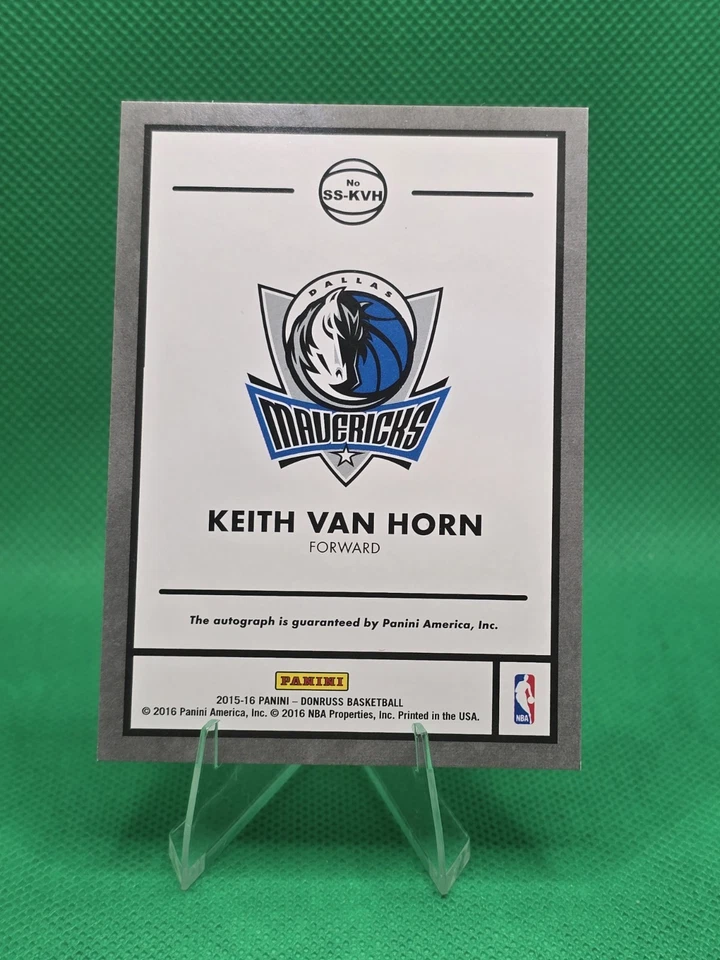2015-16 Panini Donruss - Signature Series Keith Van Horn #SS-KVH (AU) Foto 2 de 2