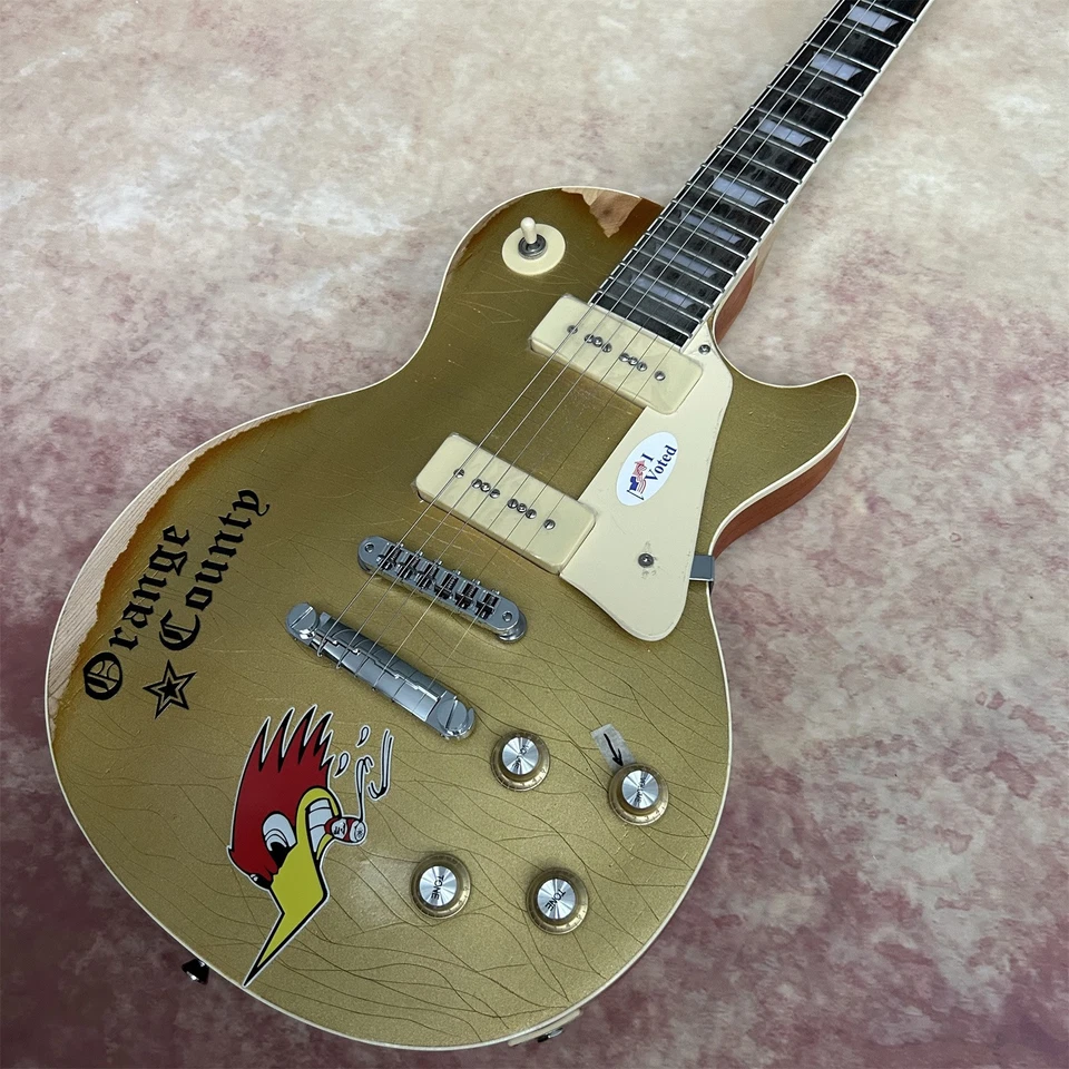 Mike Ness Luxury Relic Solid Body Electric Guitar Chrome Hardware - Image 2 of 4