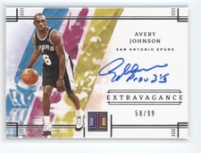2021 Panini Impeccable Basketball Avery Johnson #EA-AJN Extravagance Auto 58/99